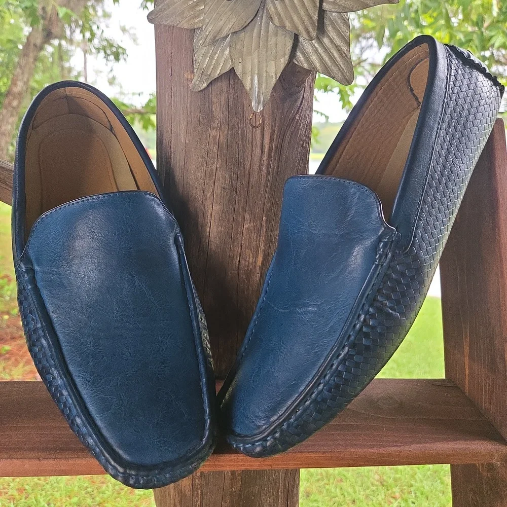 AC Casuals Turquoise Vegan Driving Loafer Size 13